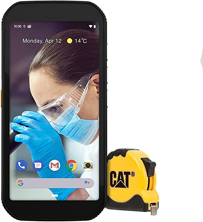 CAT S42 H+ Edition Robust Outdoor Smartphone with Silver Particles Against Bacteria and Germs (13.97 cm (5.5 Inch) HD+ Display, 32 GB, 3 GB RAM, Dual SIM, Shockproof and Waterproof with CAT Tape Measu