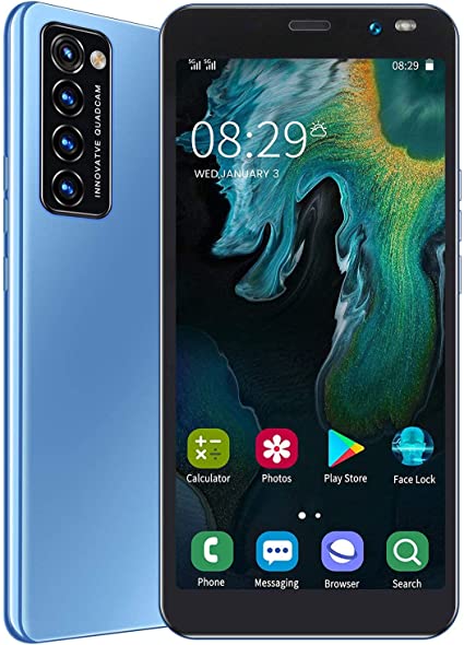 Unlocked Smartphones, 5.45 Inch HD Triple Rear View Camera, Long Lasting Battery, Dual SIM Smartphones (2GB+16GB), LANDVO Rino4 Pro