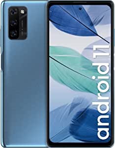 Blackview A100 Android 11 Smartphone without Contract 6.67 Inch FHD+ Infinity-O Display 128GB/6GB RAM MTK P70 Octo-Core with 18W 4.680mAh Battery, 12MP AI Main Camera Dual SIM Mobile Phone