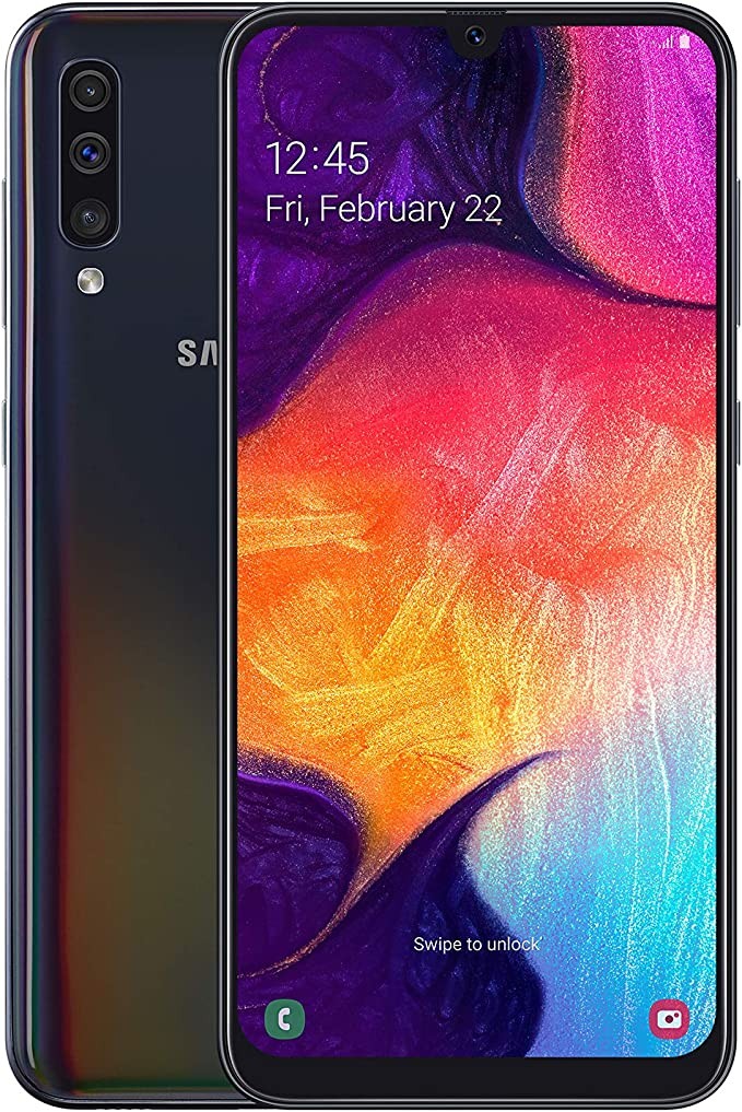 Samsung Galaxy A50 Smartphone 16.3 cm/6.4 Inches, 128 GB Internal Memory, 4 GB RAM - German Version, Smartphone, 128 GB