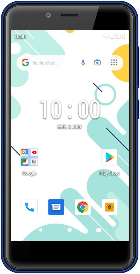 Konrow - Soft 5 MAX - 4G smartphone with dual SIM - display 5 inches, 16 GB memory expandable to 64 GB, Bluetooth 4.0, WiFi, GPS, battery 2500 Mah, 2 cameras with 8 & 5 Mpx - Android 12