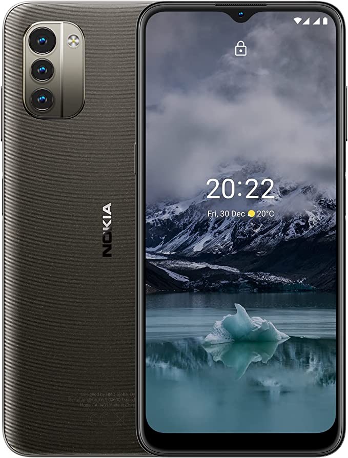 Nokia G11 Smartphone, 6.5" HD+, 90Hz Frame Rate, Android 11, Google Assistant, 3GB RAM/32GB ROM, uSD Supports up to 512GB, 5050mAh, 13MP, 2MP Macro, 18-W - Quick. Charging compatible