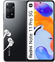 Xiaomi Redmi Note 11 Pro 5G Smartphone + Headphones, 8 + 128 GB Mobile Phone without Contract, 6.67 Inch 120 Hz FHD + AMOLED DotDisplay, Alexa Hands-Free, 108 MP AI Triple.